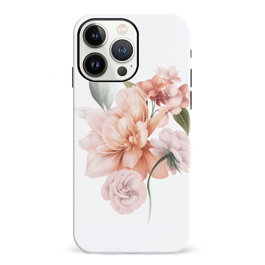 iPhone 13 Pro full bloom phone case in white