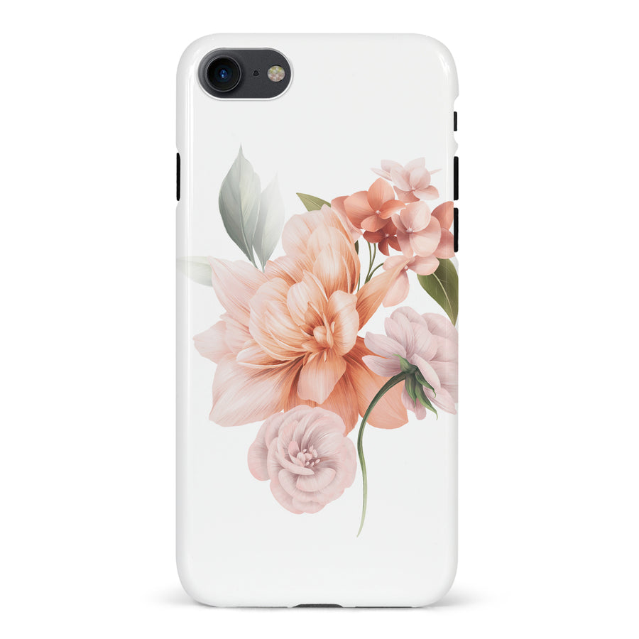 iPhone 7/8/SE full bloom phone case in white