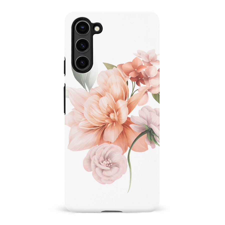 Samsung S23 Plus Full Bloom Floral Phone Case - White