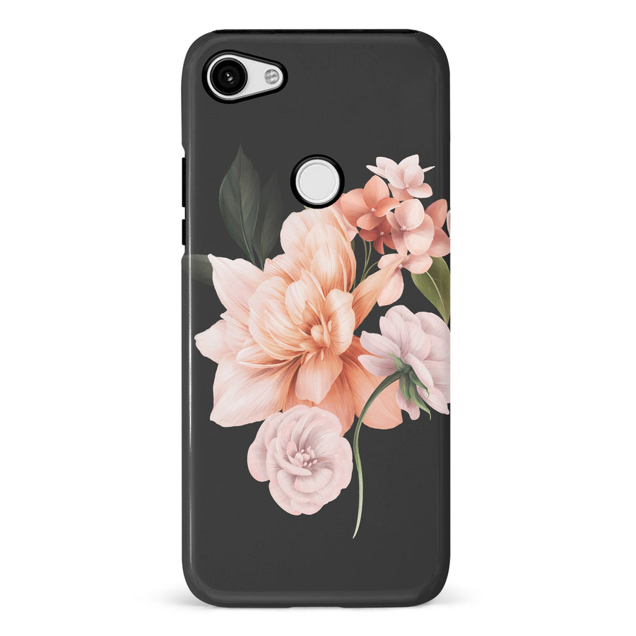 Google Pixel 3 XL full bloom phone case in black