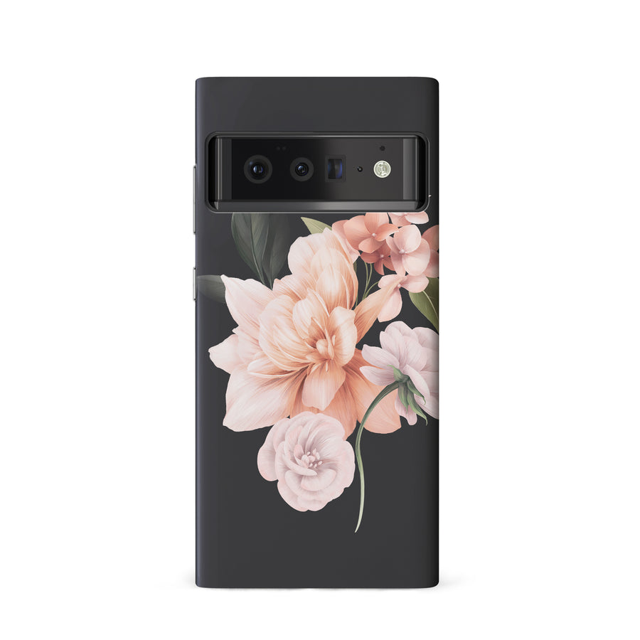 Google Pixel 6 full bloom phone case in black