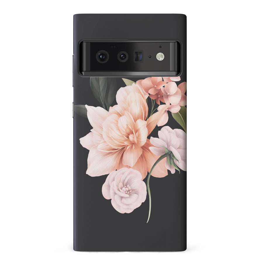Google Pixel 6 Pro full bloom phone case in black