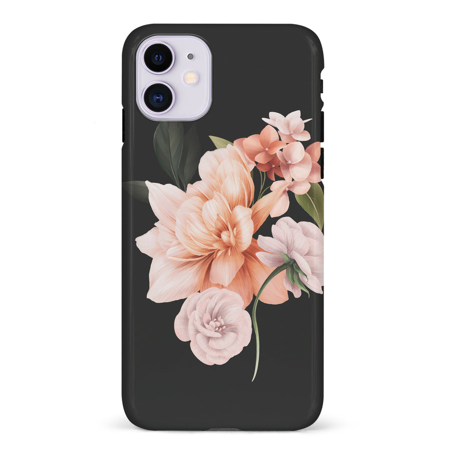 iPhone 11 full bloom phone case in black