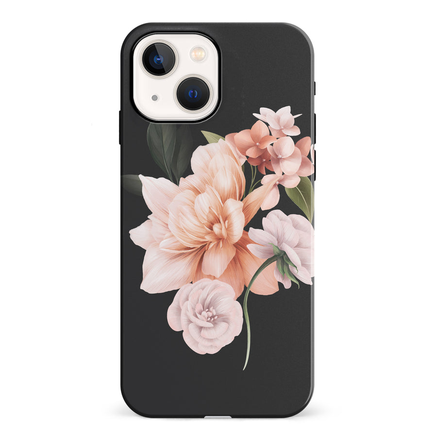 iPhone 13 & 13 Mini full bloom phone case in black