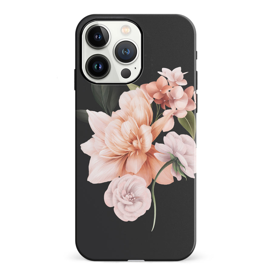 iPhone 13 Pro full bloom phone case in black