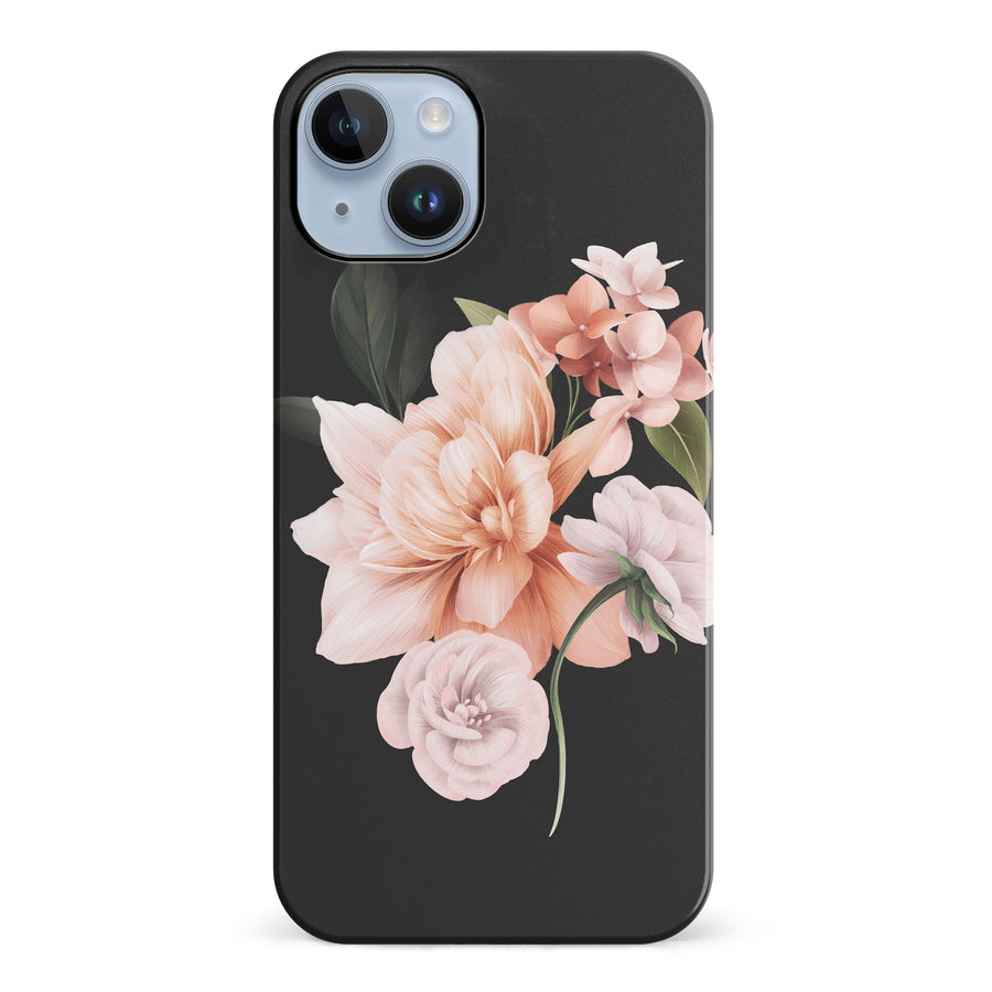 iPhone 14 Plus full bloom phone case in black