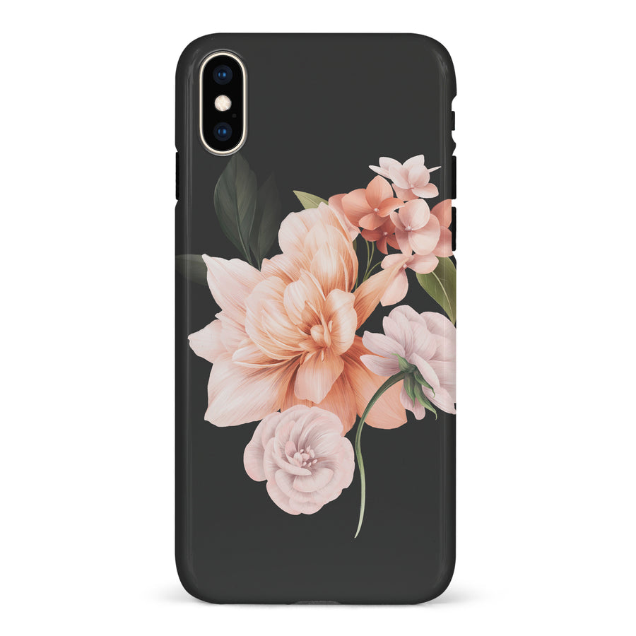 iPhone XS Max full bloom phone case in black