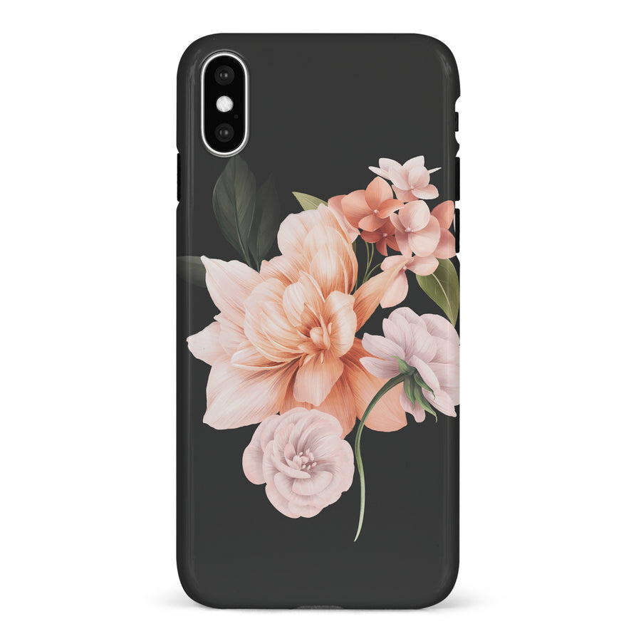 iPhone X/XS full bloom phone case in black