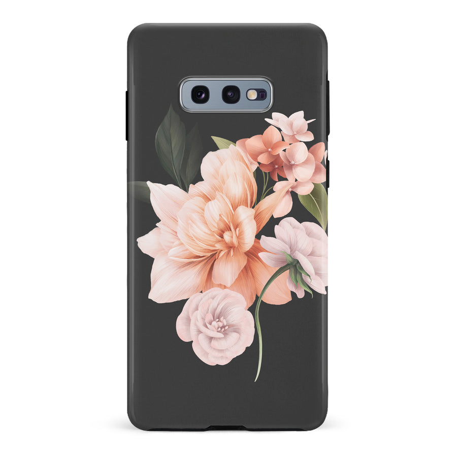 Samsung Galaxy S10e full bloom phone case in black