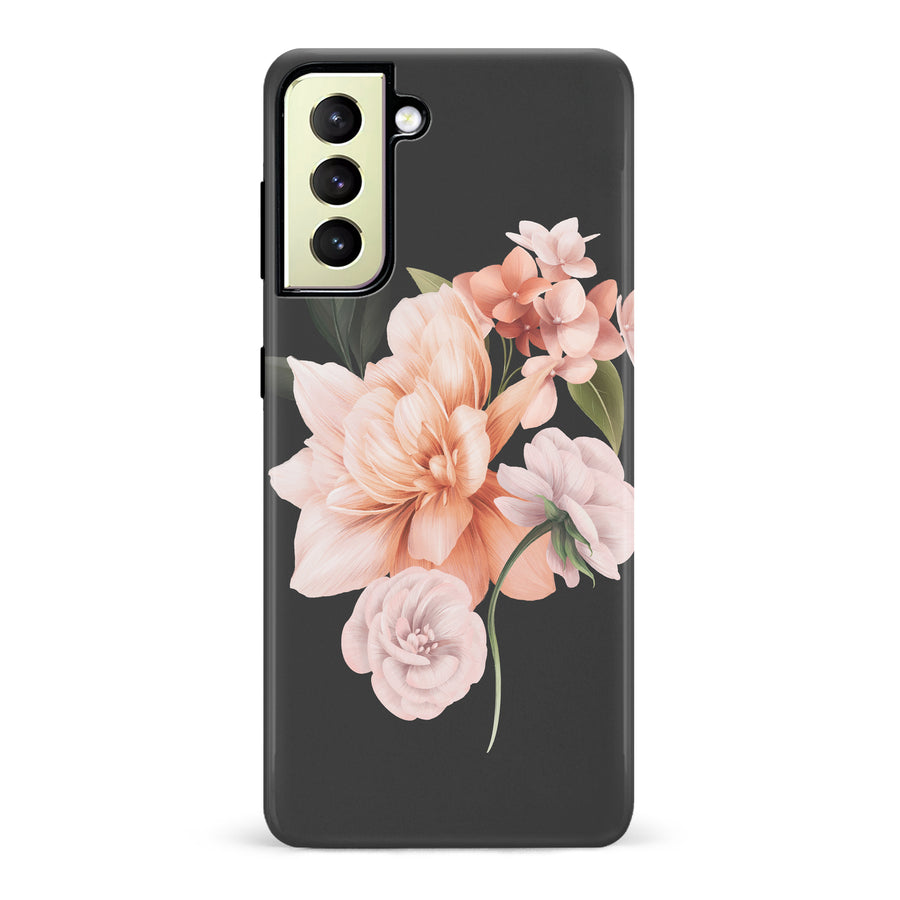 Samsung Galaxy S22 Plus full bloom phone case in black