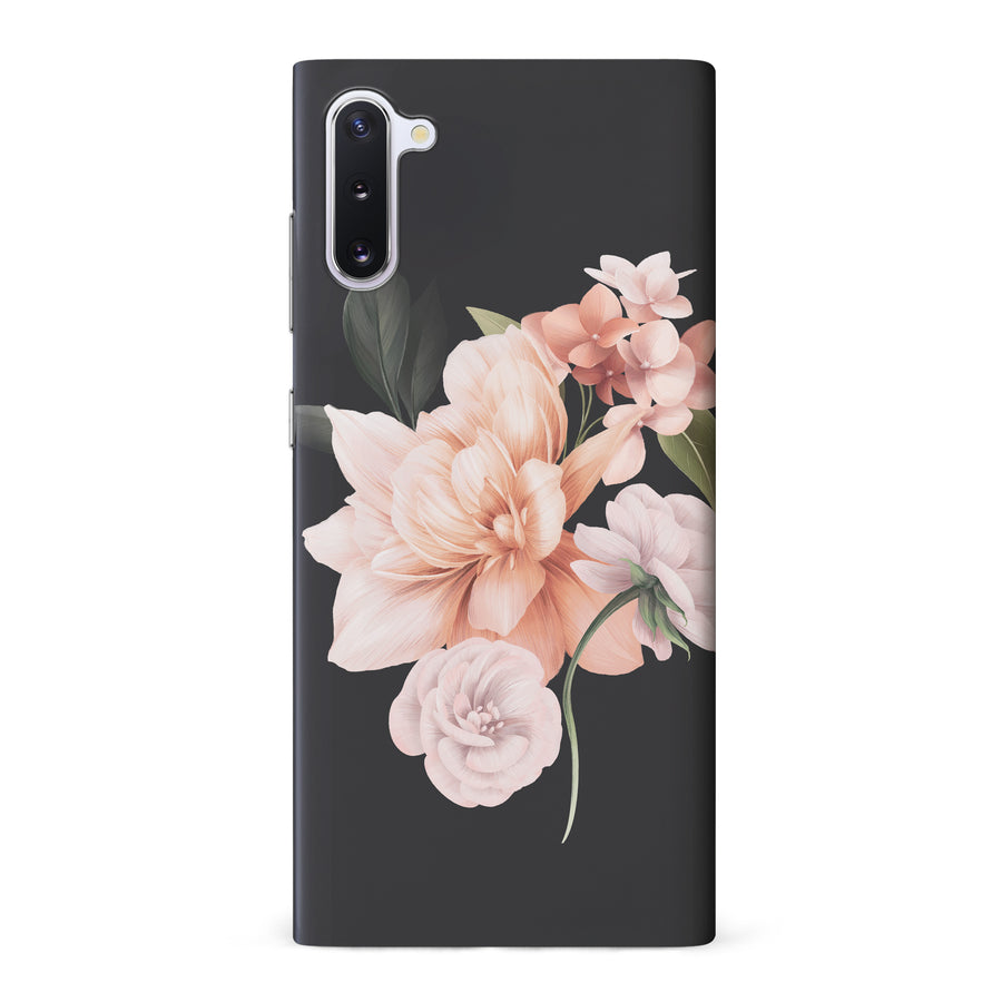 Samsung Galaxy Note 10 full bloom phone case in black