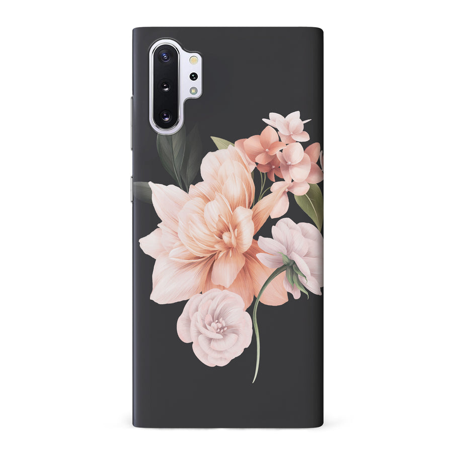 Samsung Galaxy Note 10 Plus full bloom phone case in black