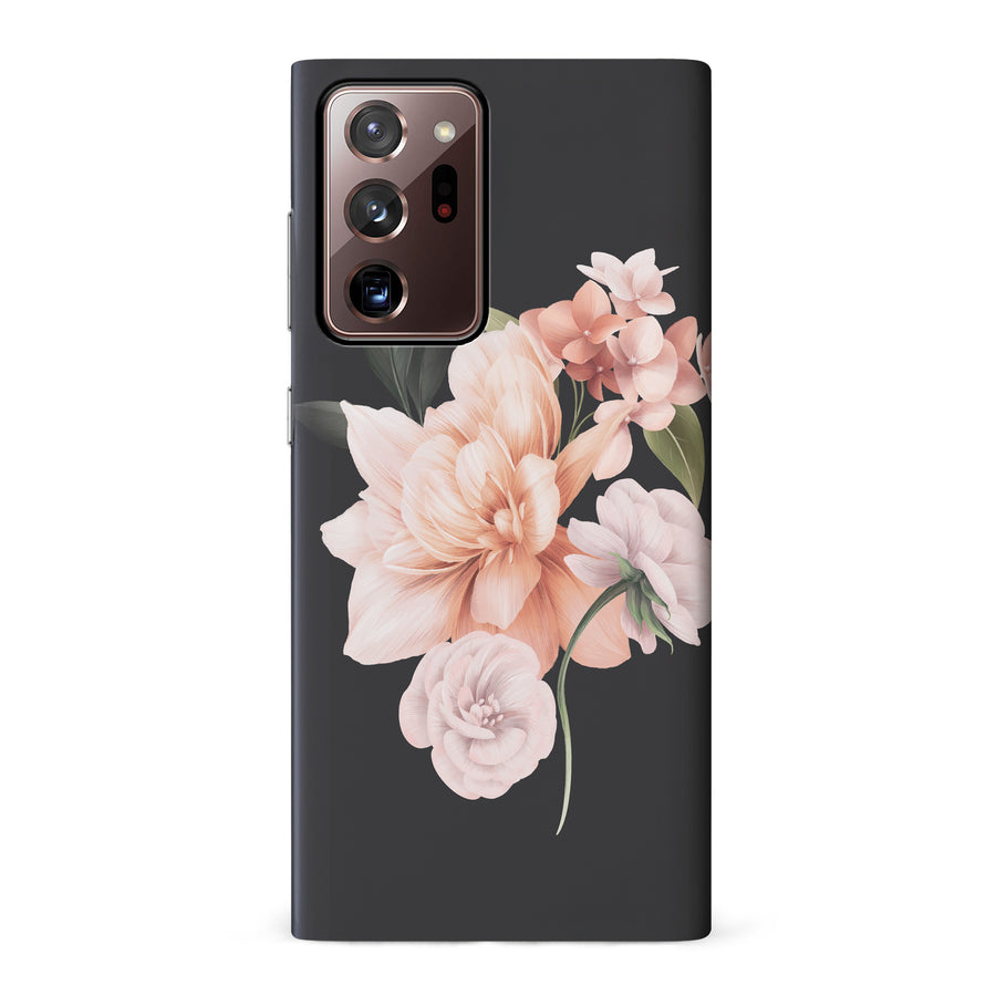 Samsung Galaxy Note 20 Ultra full bloom phone case in black