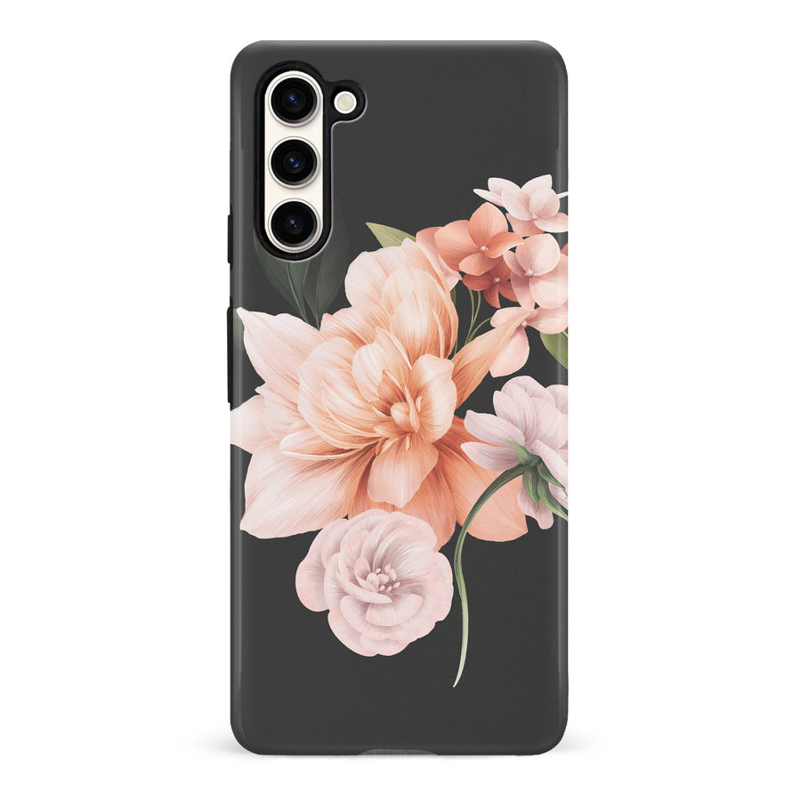 Samsung S23 Ultra Full Bloom Floral Phone Case - Black