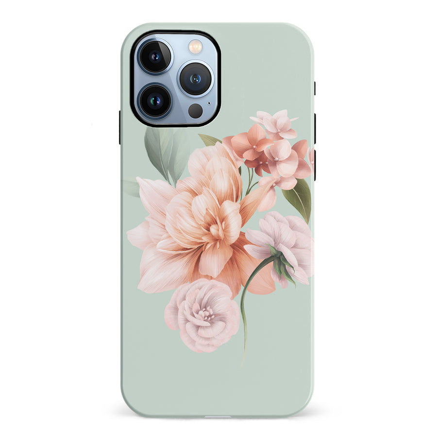iPhone 12 Pro full bloom phone case in green