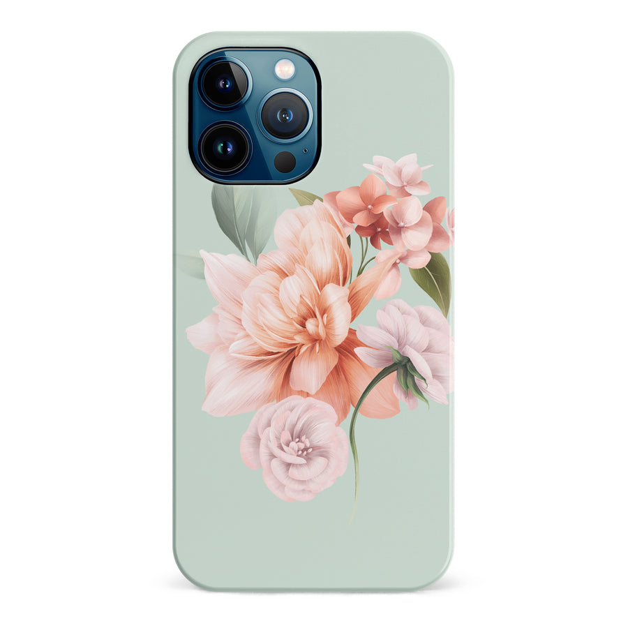 iPhone 12 Pro Max full bloom phone case in green