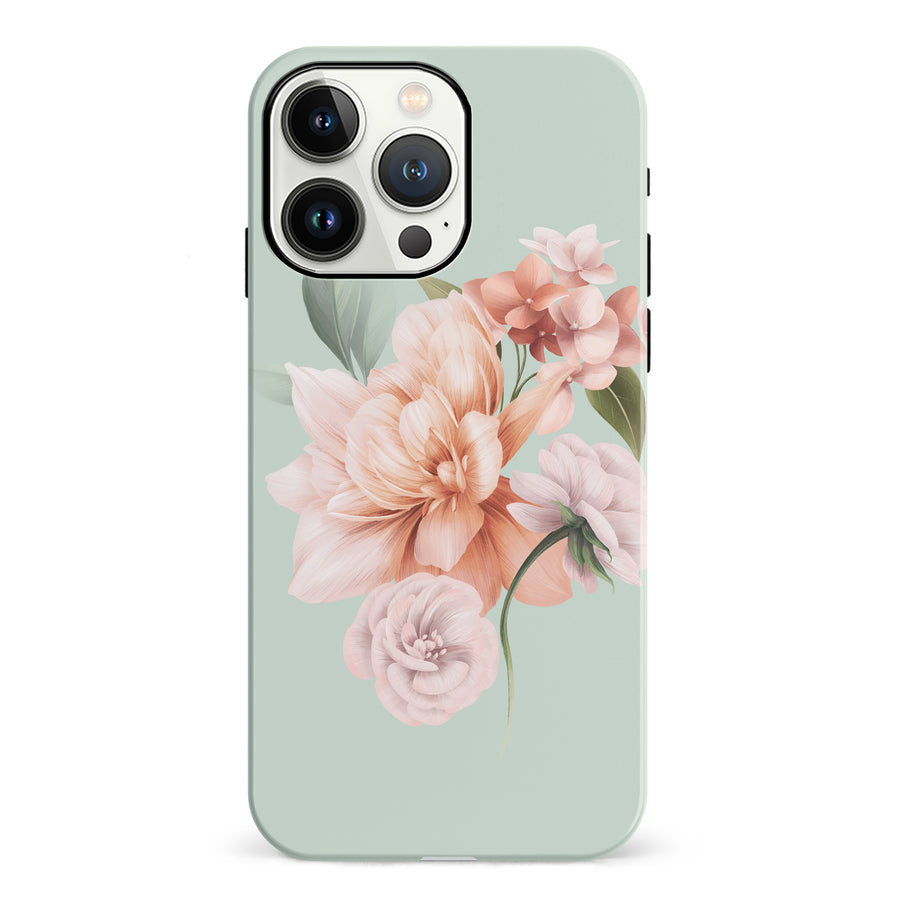 iPhone 13 Pro full bloom phone case in green
