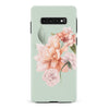 Samsung Galaxy S10 Plus full bloom phone case in green