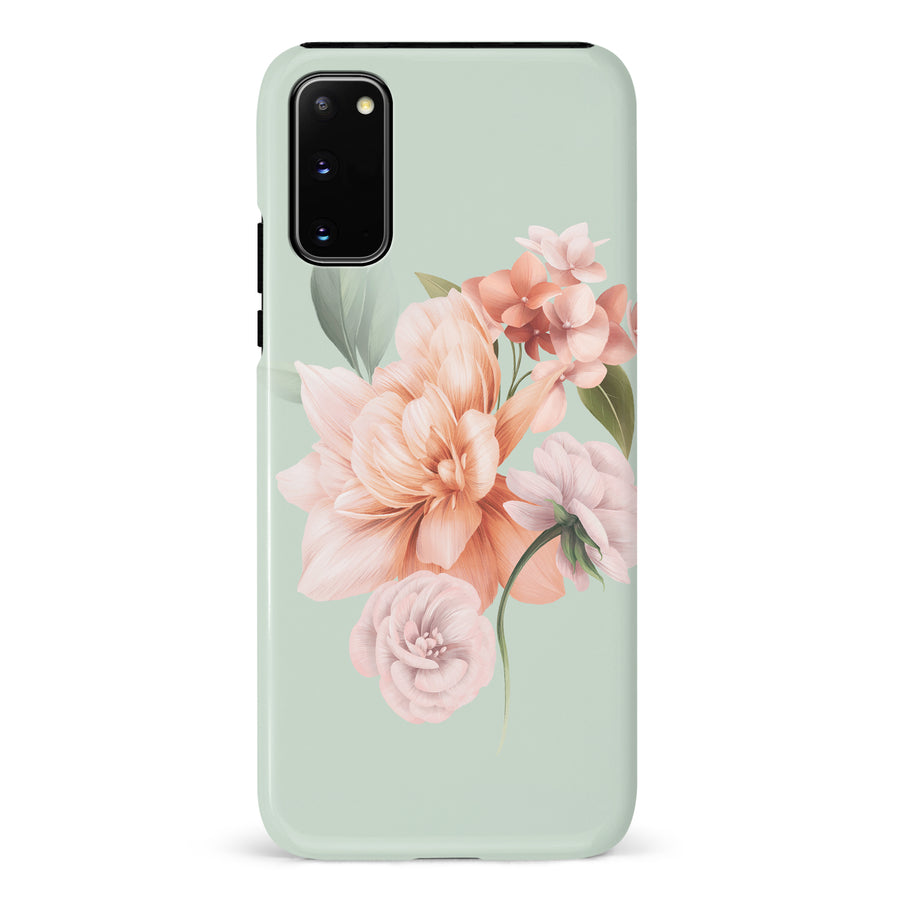 Samsung Galaxy S20 full bloom phone case in green