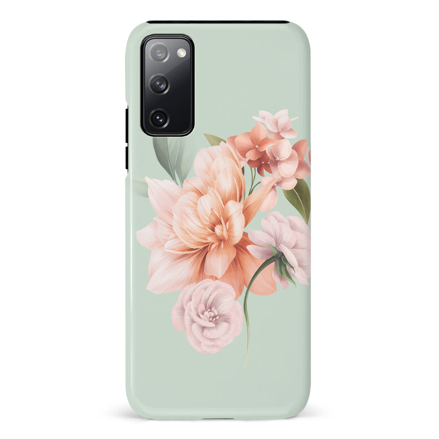 Samsung Galaxy S20 Ultra full bloom phone case in green