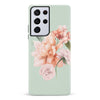Samsung Galaxy S21 Ultra full bloom phone case in green