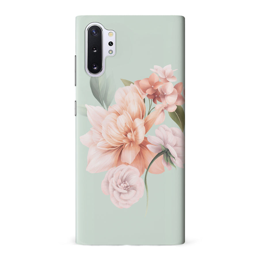 Samsung Galaxy Note 10 Plus full bloom phone case in green