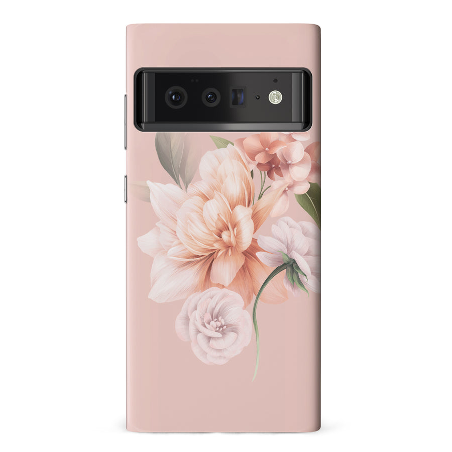 Google Pixel 6 Pro full bloom phone case in pink