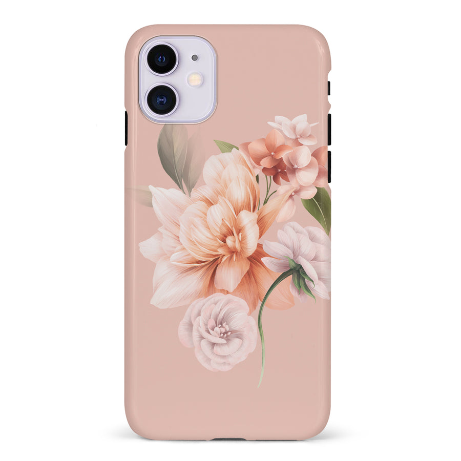iPhone 11 full bloom phone case in pink