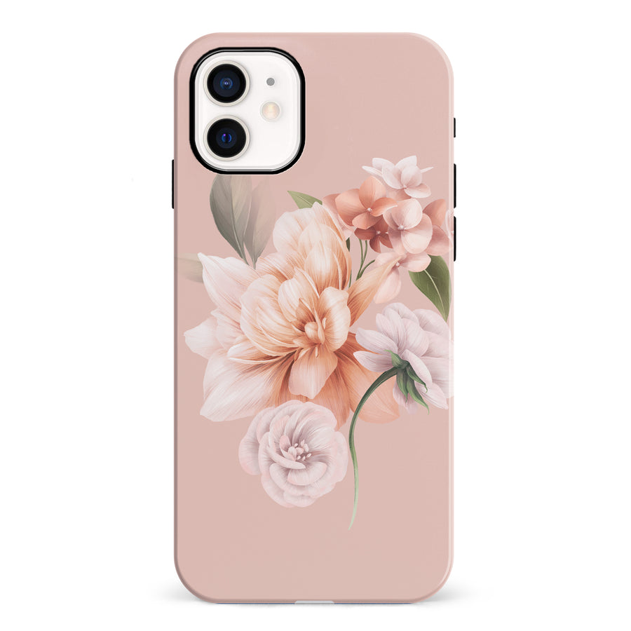 iPhone 12 Mini full bloom phone case in pink
