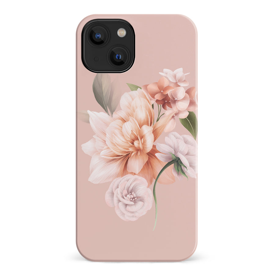 iPhone 14 full bloom phone case in pink