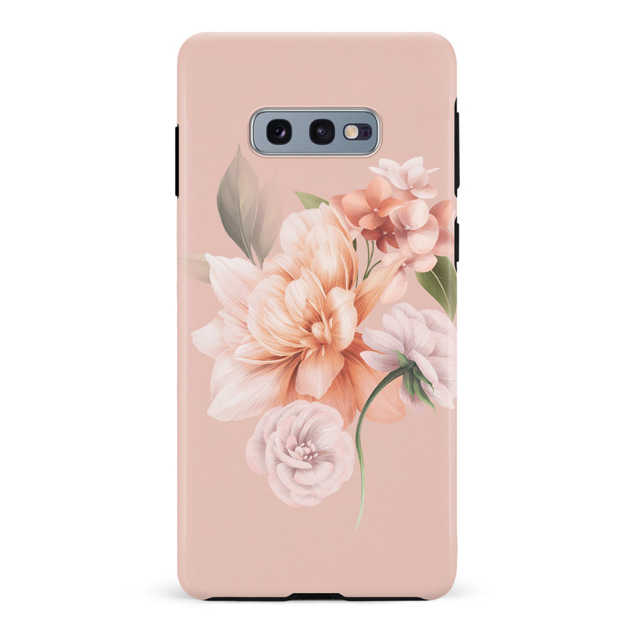 Samsung Galaxy S10e full bloom phone case in pink