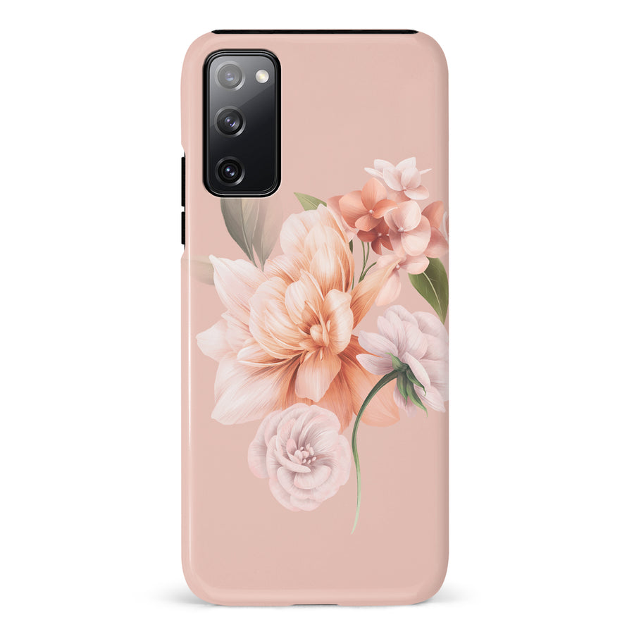 Samsung Galaxy S20 FE full bloom phone case in pink