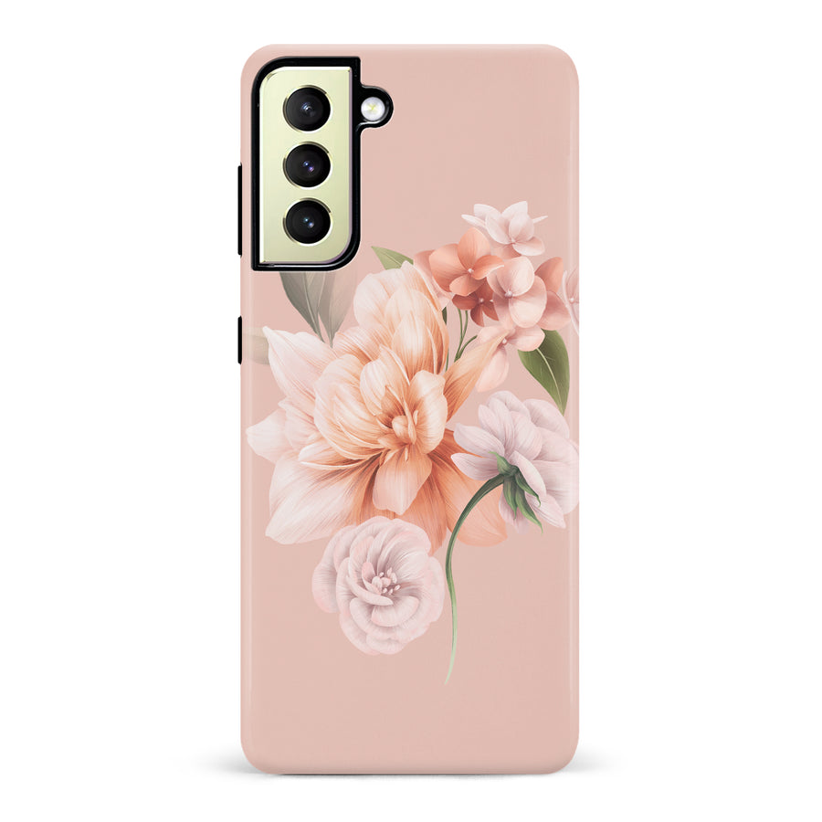 Samsung Galaxy S22 Plus full bloom phone case in pink