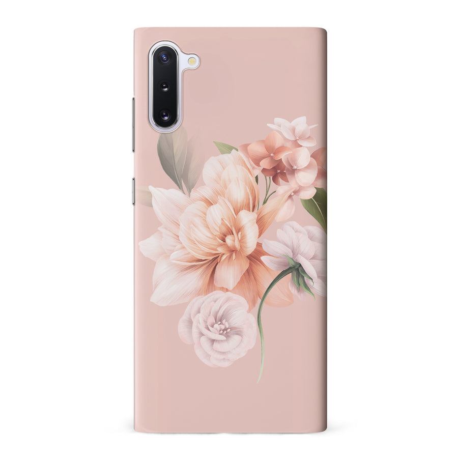 Samsung Galaxy Note 10 full bloom phone case in pink