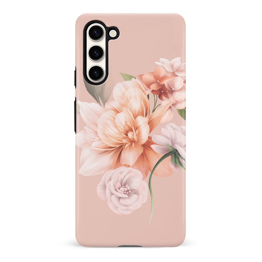 Samsung S23 Full Bloom Phone Floral Case - Pink