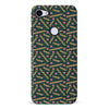 Google Pixel 3A Retro Graph Paper Phone Case in Black