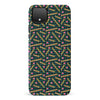 Google Pixel 4 Retro Graph Paper Phone Case in Black