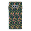 Samsung Galaxy S10e Retro Graph Paper Phone Case in Black