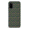 Samsung Galaxy S20 Retro Graph Paper Phone Case in Black