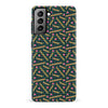 Samsung Galaxy S21 Plus Retro Graph Paper Phone Case in Black