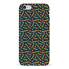 iPhone 6S Plus Retro Graph Paper Phone Case in Black