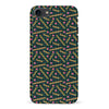 iPhone 7/8/SE Retro Graph Paper Phone Case in Black