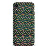 iPhone XR Retro Graph Paper Phone Case in Black