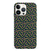 iPhone 13 Pro Retro Graph Paper Phone Case in Black