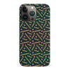 iPhone 14 Pro Retro Graph Paper Phone Case in Black