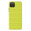 Google Pixel 4 Retro Graph Paper Phone Case in Yellow