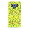 Samsung Galaxy Note 9 Retro Graph Paper Phone Case in Yellow
