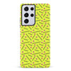 Samsung Galaxy S21 Ultra Retro Graph Paper Phone Case in Yellow