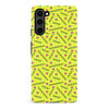 Samsung S23 Plus Retro Graph Paper Phone Case - Yellow