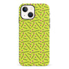 iPhone 13 Mini Retro Graph Paper Phone Case in Yellow